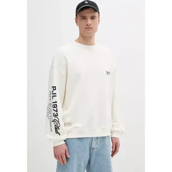 Dámská mikina Bavlněná mikina Pepe Jeans COLVILLE CREW PM582841 béžová 01X, vel. S