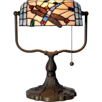 Lampička Stolní lampa Tiffany - 27*20*36 cm 1x E27