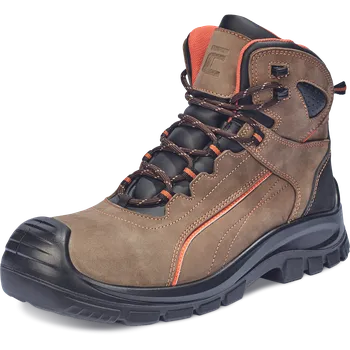 Pracovní oblečení DERRIL MF S3 SRC kotník - 45, hnědá