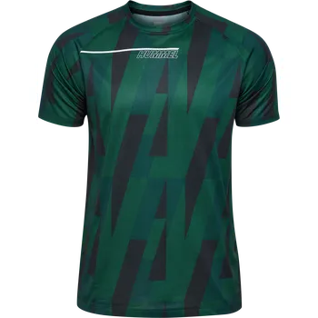 Pánská móda Triko Hummel hmlCOURT AOP LIGHT WEIGHT T-SHIRT 226884-6614 Velikost L