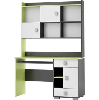 Dětský stůl Psací stůl - GREEN TYP C, pravé provedení