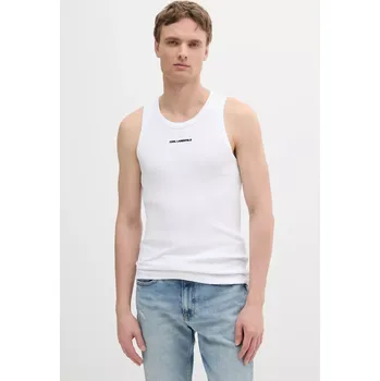 Pánské tričko Tričko Karl Lagerfeld bílá barva, 552238.755046 00X, vel. XXL