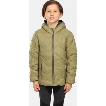 KILPI Dětská zateplená bunda Kilpi REBEKI-JB 12 LET ZELENÁ
