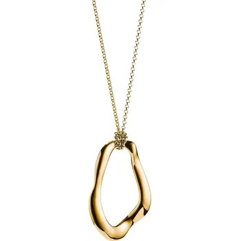 Řetízek Thomas Sabo KE2319-413-39-L70 Necklace + Pendant Natural Beauty Gold-Plated