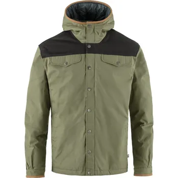 péřová bunda pánská FJÄLLRÄVEN Greenland No. 1 Down Jacket M, Green-Dark Grey - M