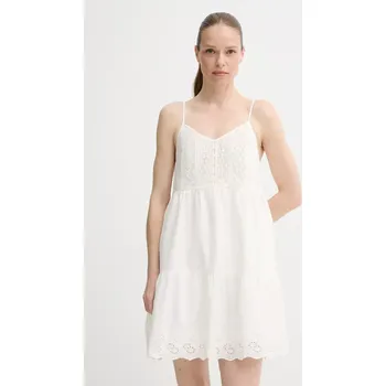 Dámské šaty Bavlněné šaty Levi's CORA SL MINI DRESS béžová barva, mini, 001RJ 01X, vel. XS