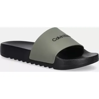 Pánské pantofle Pantofle Calvin Klein CHUNCKY POOL SLIDE R pánské, černá barva, HM0HM01063 97X, EUR 42