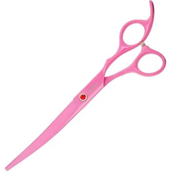 Kadeřnické nůžky Profesjonalne nożyczki fryzjerskie do włosów 7,0 NG-541-PINK-UP