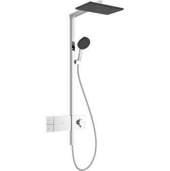 Vodovodní baterie Hansgrohe Raindance Alive Q - Showerpipe 210/340 1jet s termostatem ShowerSelect Comfort, chrom 24580000