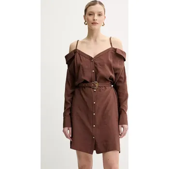 Dámské šaty Šaty Versace Jeans Couture 78HAO911.N0433 hnědá 88X, vel. 40