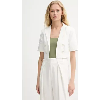 Dámské sako Sako Morgan bílá barva, bez zapínání, VTIVI.F 00X, vel. 40