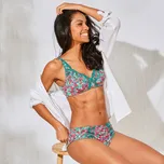 Confidence Lingerie Podprsenka s potiskem květin a výšivkou Olbia, bez kostic vícebarevná 75B