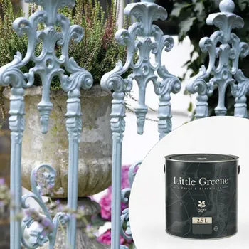 Barva na vlasy Little Greene Barva na plot - Matná akryl 2,5L - Intelligent Exterior Eggshell Vyberte odstín:: Lead Colour (117)