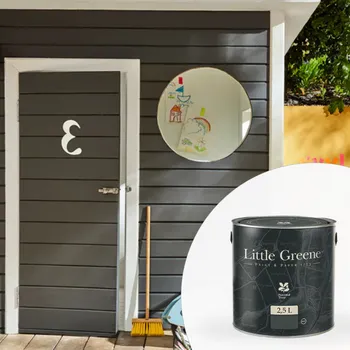 Speciální výtvarná barva Little Greene Barva na zahradní domek - Matná - 2,5L - Intelligent Exterior Eggshell Vyberte odstín:: Mid Azure Green (96)