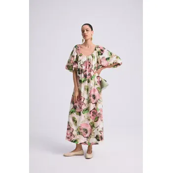 Dámské šaty Šaty Answear.LAB růžová barva, maxi IL2846.tos 30X, vel. XL