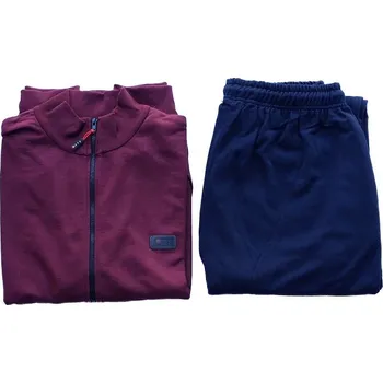 PánskÁ tepláková souprava bordó 5XL - 8XL Maxfort ODE-MAX-2510-370 - 7XL