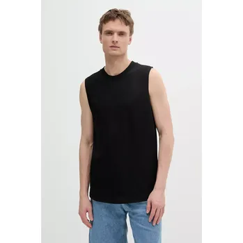 Pánské tričko Bavlněné tričko Calvin Klein Jeans černá barva, J30J327283 99X, vel. S