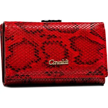 Peněženka Dámská peněženka s dekorací hadí kůže