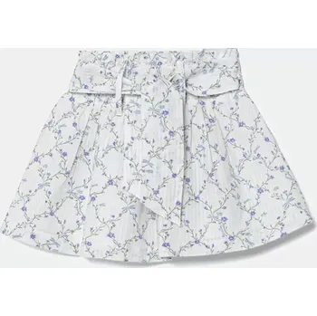 Dívčí oblečení Dětská bavlněná sukně United Colors of Benetton 40VFG0013.P.Seasonal bílá 00X, vel. 104
