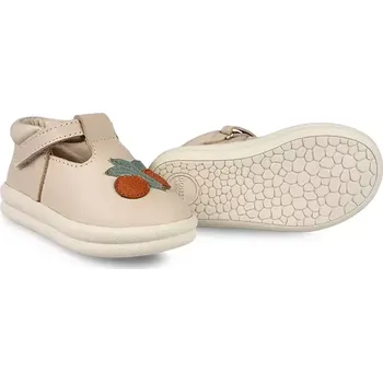 Chlapecká obuv Kojenecké kožené boty Donsje Louwi Shoes Arancia béžová barva, 1502201 01X, EUR 22