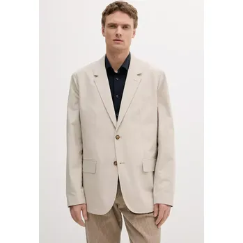 Dámské sako Bavlněné sako Michael Kors CS5100THC2 béžová 80X, vel. 44