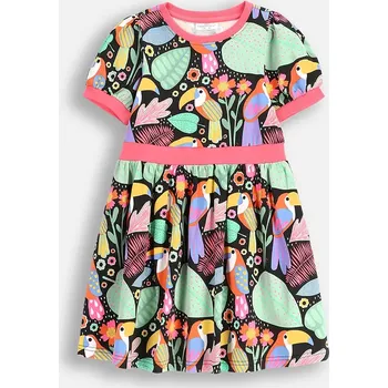 Dívčí šaty Dívčí šaty Coccodrillo více barev, mini, TROPICAL STORY GIRL KIDS WC5129201TGK vícebarevná MLC, vel. 110