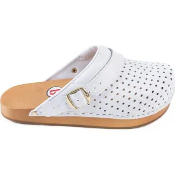 Dámská zdravotní obuv Buxa Dřeváky pro fit postavu CE2 - bílá Velikost: 37