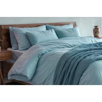 Povlečení DARRÉ Bavlněné povlečení Jednobarevné perkálové - nebesky modré Velikost: 140 x 200 + 70 x 90