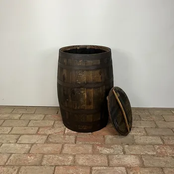 Dřevěný sud na dešťovou vodu - 190L - Whisky PREMIUM