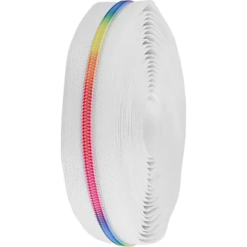 Duhový zip spirálový No 5 metráž, barva 1 bílá
