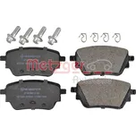 Sada brzdových destiček, kotoučová brzda METZGER 1170957