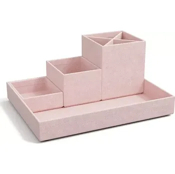 Úložný box Stolní organizér Bigso Box of Sweden růžová barva 7974R1301.99 30X
