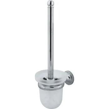 WC štětka SPIRELLA Spirella nástěnná WC štětka LAGUNE, se skleněnou nádobou LAGUNE, nerezová ocel, 10.03164