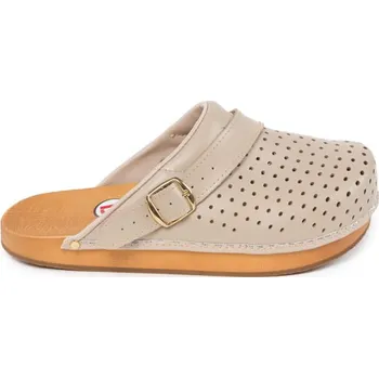 Dámská zdravotní obuv Buxa Dřeváky pro fit postavu CE2 - béžová Velikost: 37