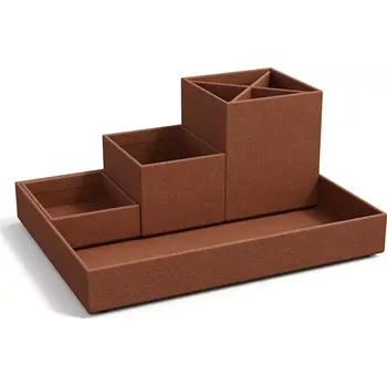 Úložný box Stolní organizér Bigso Box of Sweden hnědá barva 7974R1201.99 88X