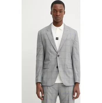 Dámské sako Sako HUGO šedá barva, 50531944 90X, vel. 48