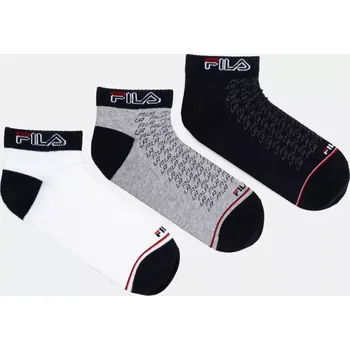 Pánské ponožky Ponožky Fila 3-pack pánské, tmavomodrá barva, F3274 59X, vel. 39/42