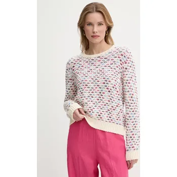 Dámský svetr Svetr United Colors of Benetton dámský, béžová barva, 1198E10D8 01A, vel. L