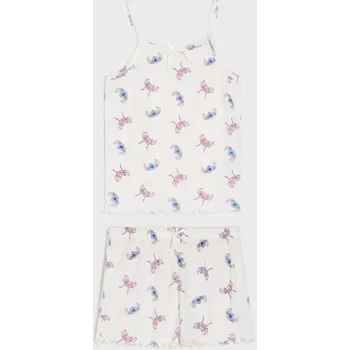 Dívčí spodní prádlo Sinsay - Pyžamová souprava Stitch - krémová - 477EV-01X - 477EV-01X-116