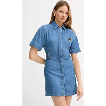 Dámské šaty Džínové šaty Liu Jo modrá barva, mini, UA5240 D4851 UA5240.D4851 55J, vel. 36