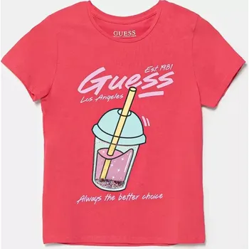 Pánské oblečení Dětské tričko Guess J5GI31.K6YW4.PPYA růžová 42X, vel. 136-146