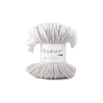 Příze Bavlněná šnůra MILA&nbsp;5&nbsp;mm - bílá