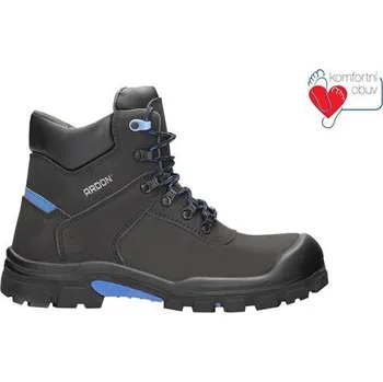 Pracovní obuv Boty ROVER - černá pracovní Barva: černá, Velikost: 46