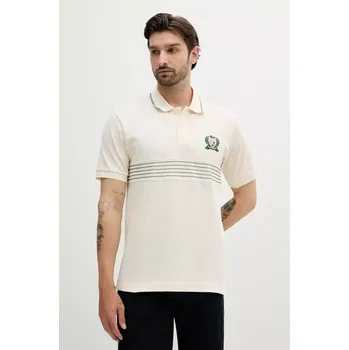 Bavlněné polo tričko Lacoste PH0037 béžová 01X, vel. XL