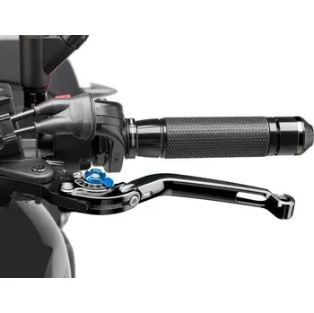 Motodíl PUIG Páčka spojky bez adaptéru PUIG 260NA skládací černá/modrá