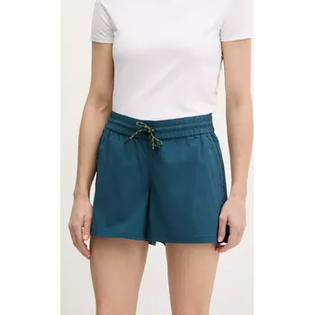 Outdoorové šortky Smartwool tyrkysová barva, medium waist, SW002732 69X, vel. M