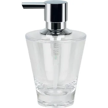 Dávkovač mýdla SPIRELLA Spirella dávkovač mýdla MAX Acryl, průhledný, plast, 10.13555