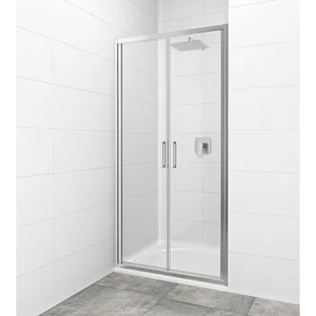Sprchové dveře Swiss Aqua Technologies Sat Tex SIKOTEXL90CRT 90 cm dveře čiré chrom