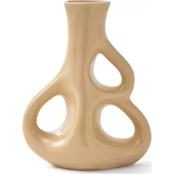 Váza Dekorativní váza Pols Potten S 240.205.055 béžová 12X