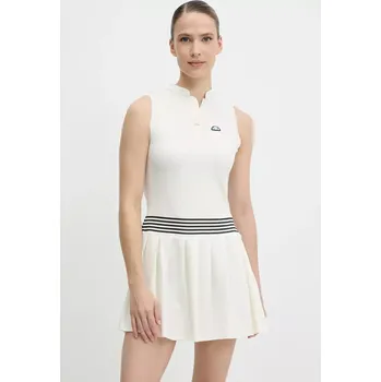 Dámské šaty Šaty Ellesse Medusa béžová barva, mini, SGZ21966 01X, vel. XL